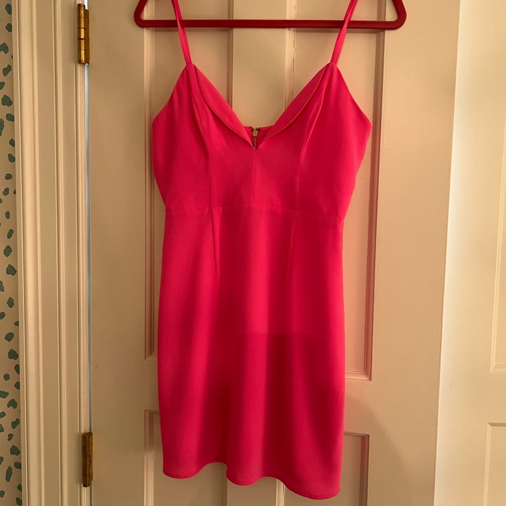 NBD the X Naven twins pink mini dress